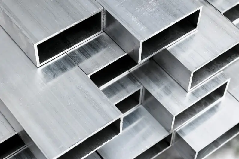 Mill finish aluminum extrusions